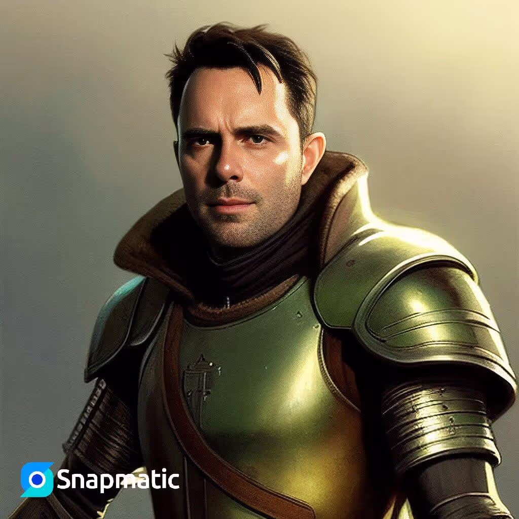 A custom themed AI portrait matching a brand campaign